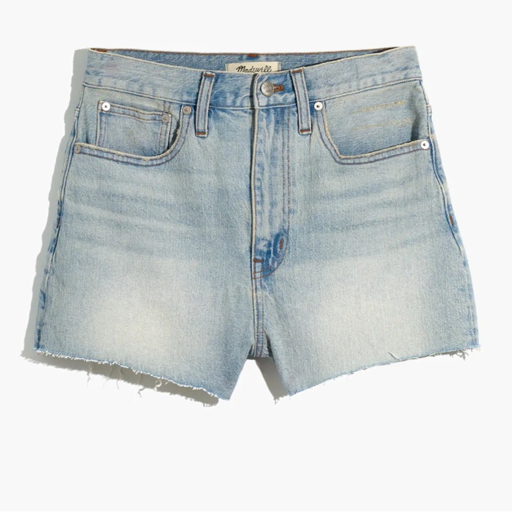 Madewell The Momjean Short Short in Fitzgerald Wash Size 30 EUC
